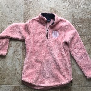 Fuzzy, Tri delta Charles river quarter zip
